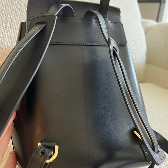Mansur Gavriel Black Mini Backpack - Picture 4 of 6